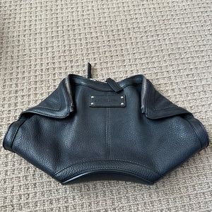 Alexander McQueen leather clutch